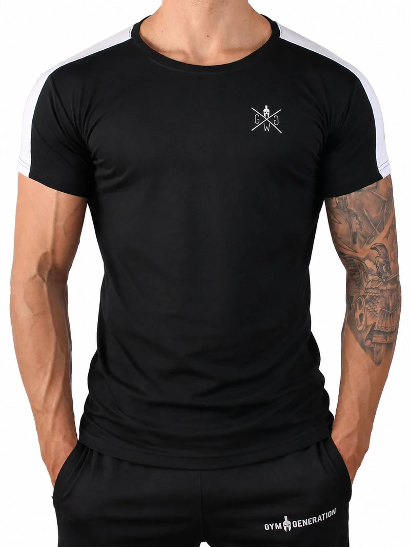 Fitness T-Shirt 'Urban' - Schwarz