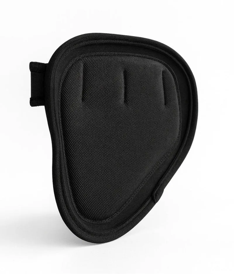 Gym Grip Pads mit Fingerschlaufen - Schwarz