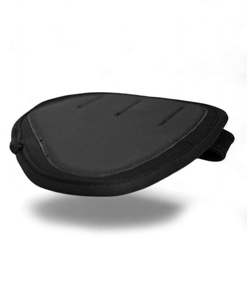Gym Grip Pads mit Fingerschlaufen - Schwarz