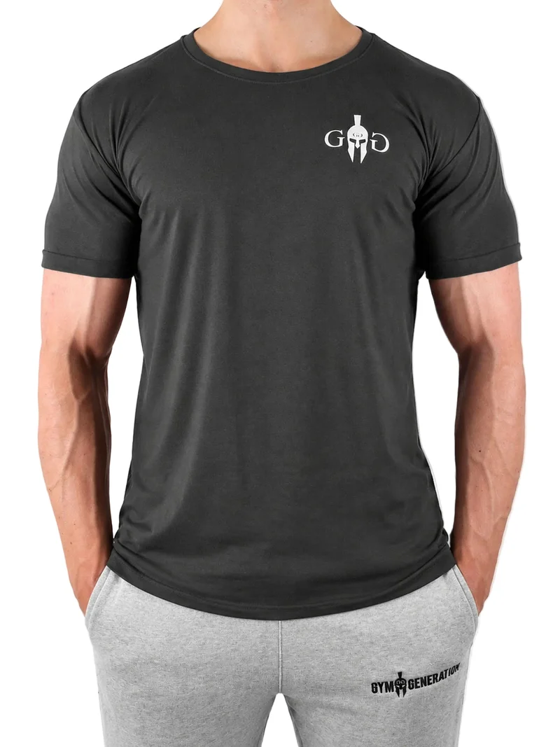 Fitness T-Shirt 'Club' - Dunkelgrau