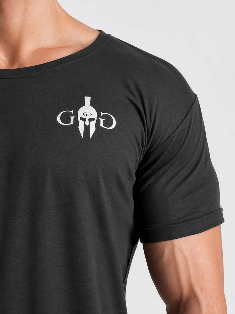 Fitness T-Shirt 'Club' - Dunkelgrau