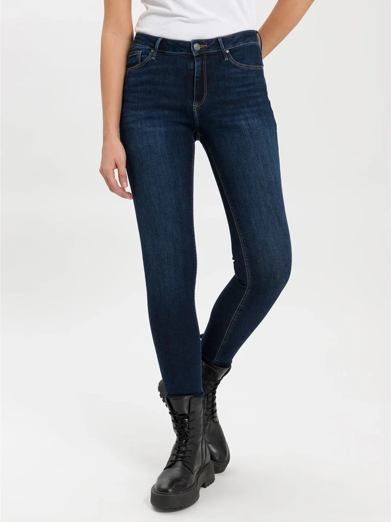 CROSS JEANS - ALAN, Skinny Fit, Mid-Waist, Dark Blue
