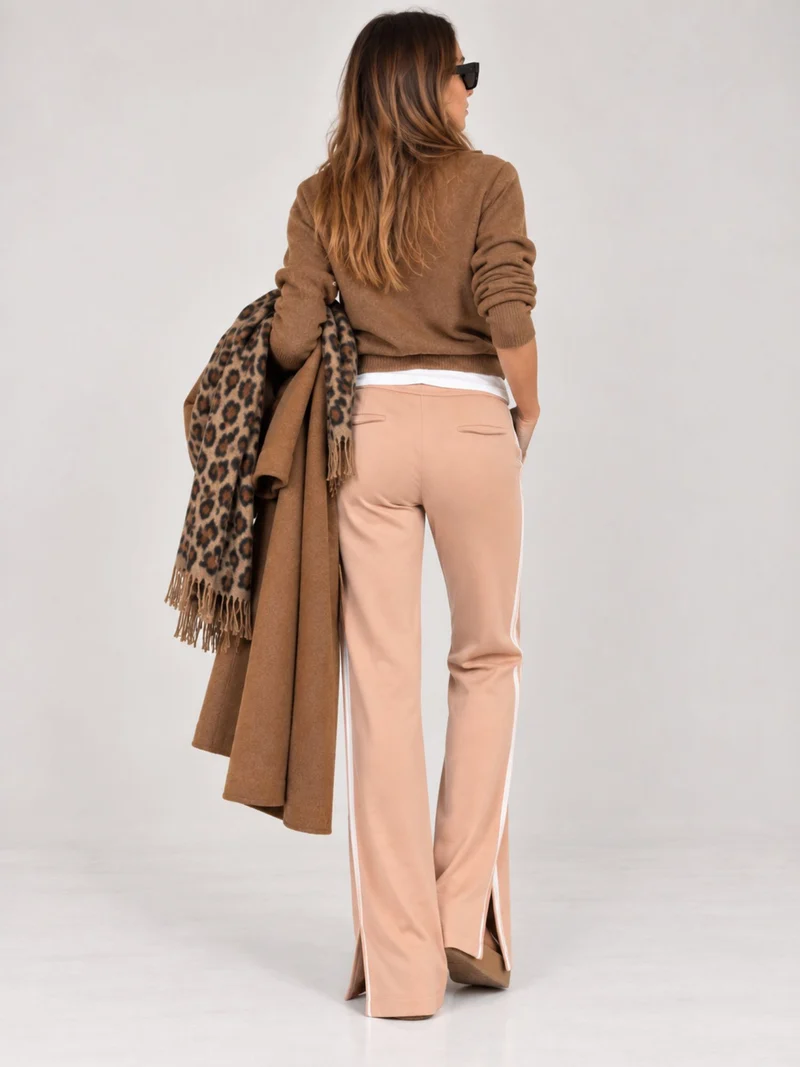 BGLVY - AMBER, Straight Leg, High-Waist, Sand