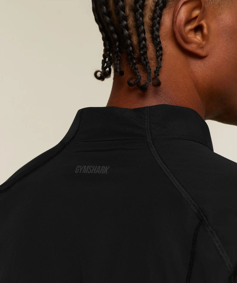 Gymshark Distance 1/4 Zip Jacket - Black