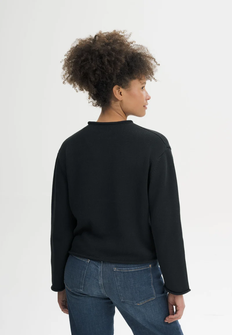 Rollsaum Strickpullover Style GEETHA