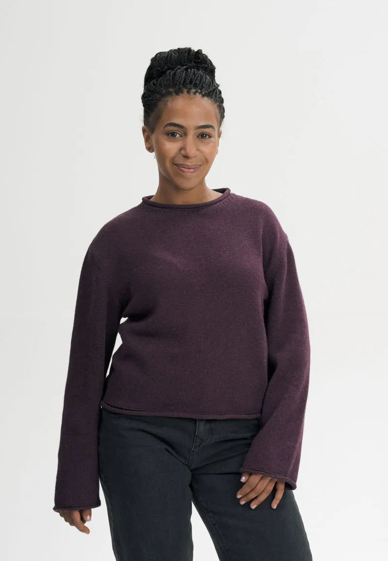 Rollsaum Strickpullover Style GEETHA
