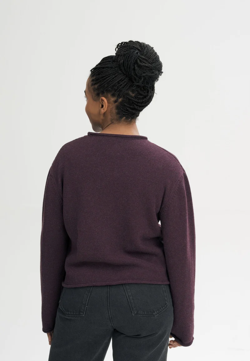 Rollsaum Strickpullover Style GEETHA
