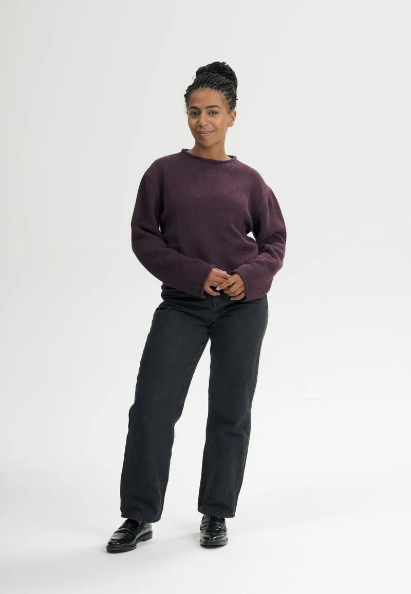 Rollsaum Strickpullover Style GEETHA