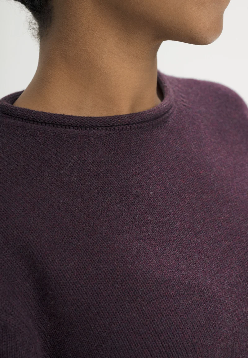 Rollsaum Strickpullover Style GEETHA