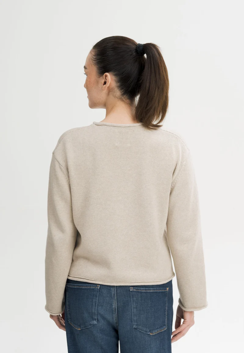 Rollsaum Strickpullover Style GEETHA