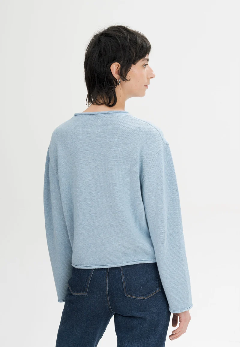 Rollsaum Strickpullover Style GEETHA