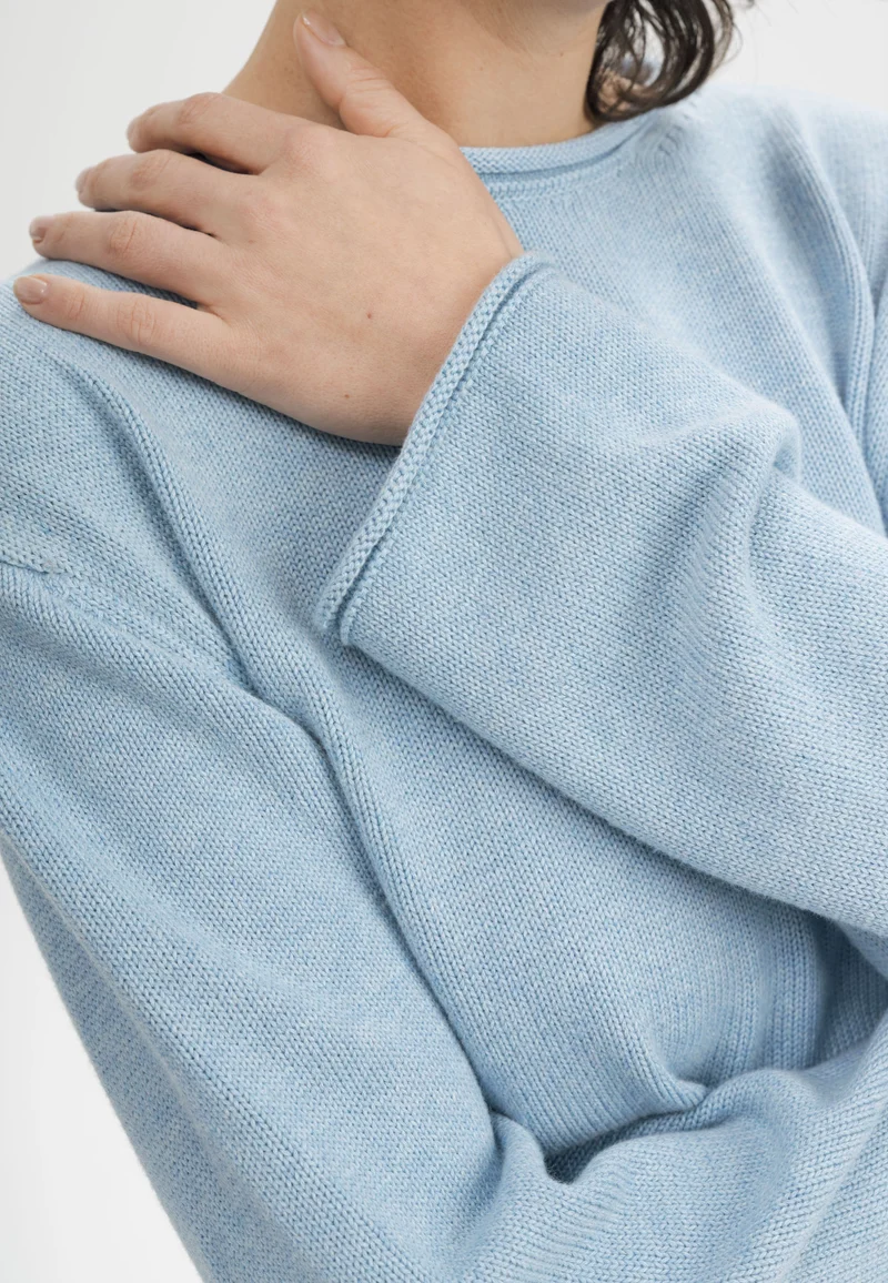 Rollsaum Strickpullover Style GEETHA