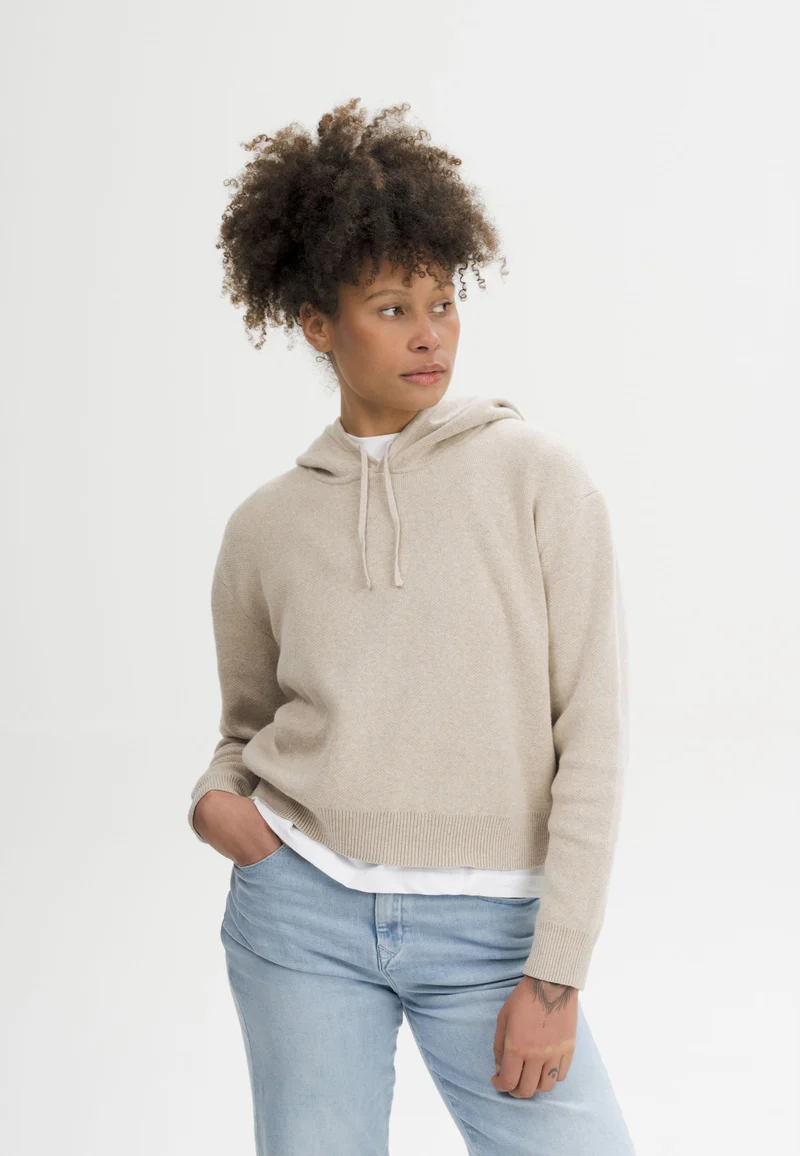 Strick Kapuzenpullover Style JANISHA