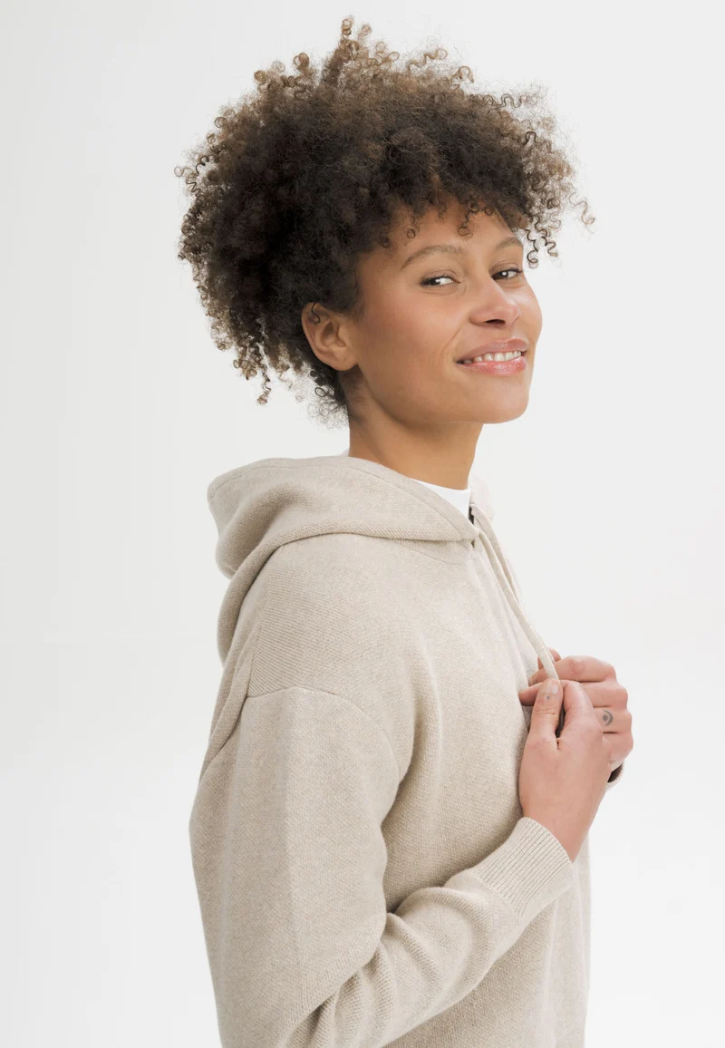 Strick Kapuzenpullover Style JANISHA