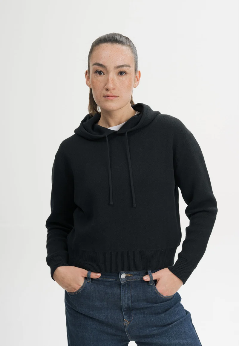 Strick Kapuzenpullover Style JANISHA