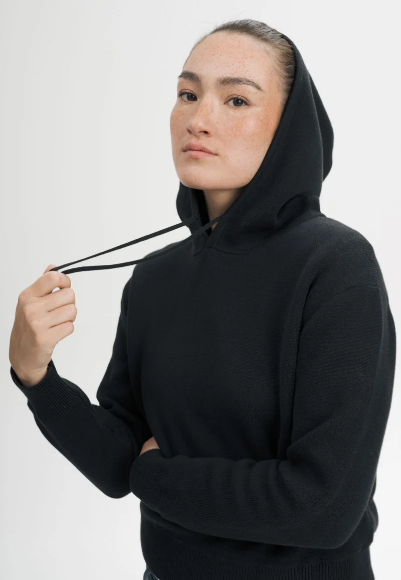 Strick Kapuzenpullover Style JANISHA