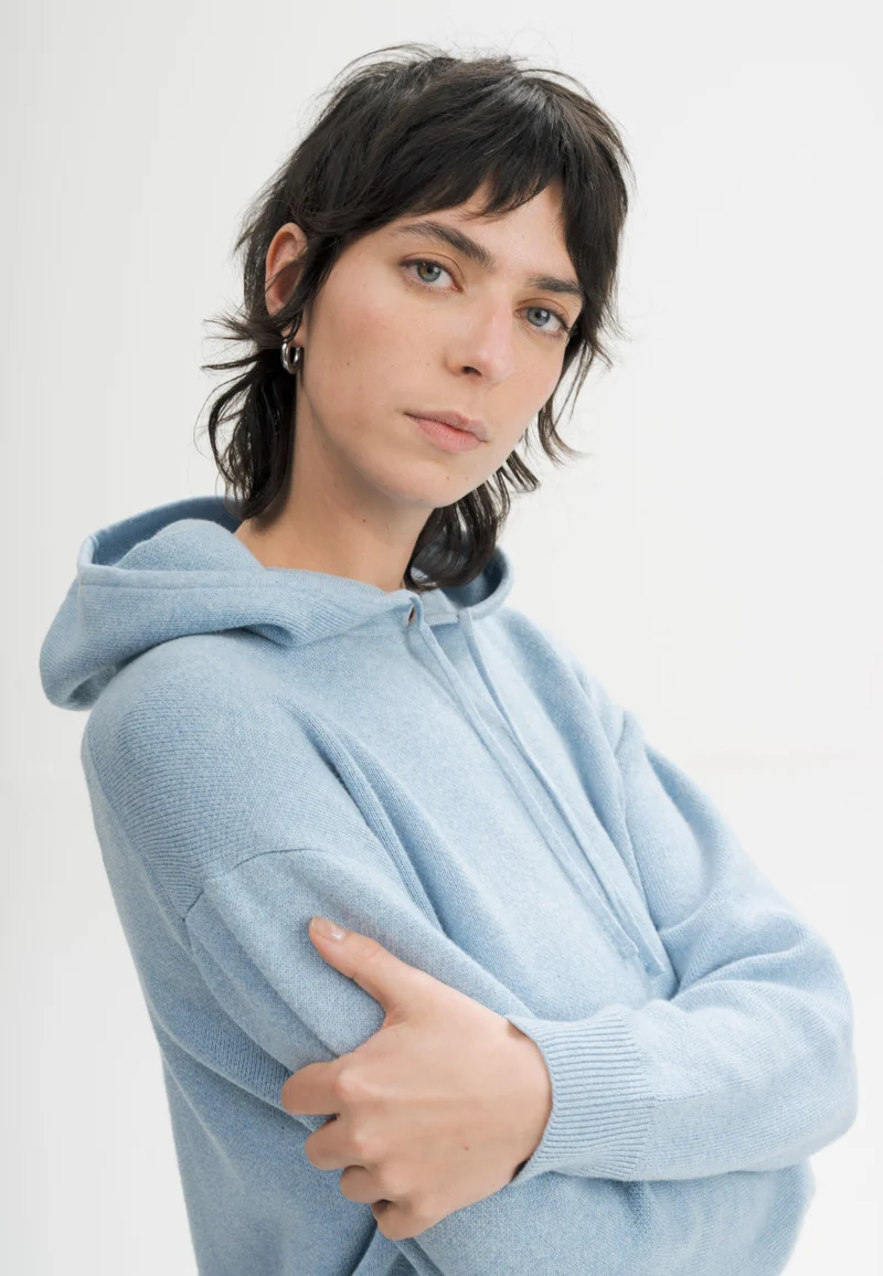 Strick Kapuzenpullover Style JANISHA