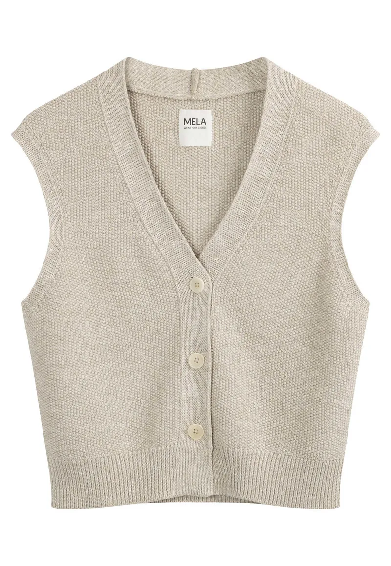 Strukturierte Strickweste Style BHOJA