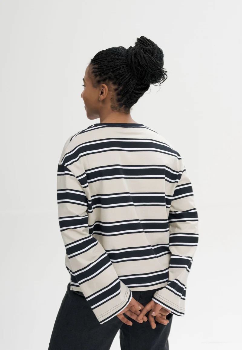 Oversized Langarmshirt schwer Style SANGEETHA