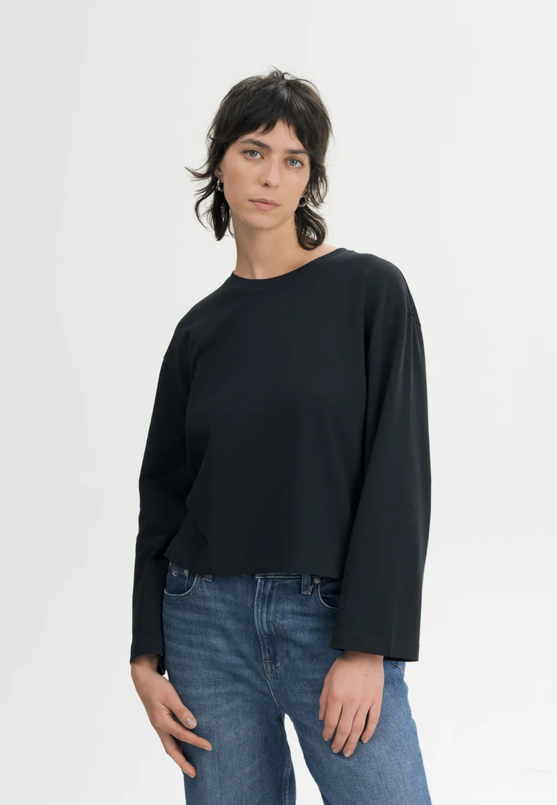 Oversized Langarmshirt schwer Style SANGEETHA
