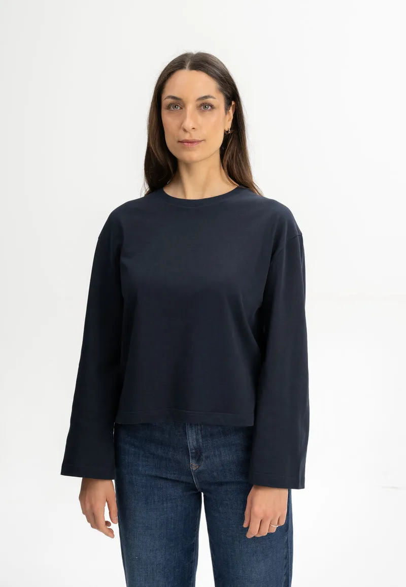 Oversized Langarmshirt schwer Style SANGEETHA