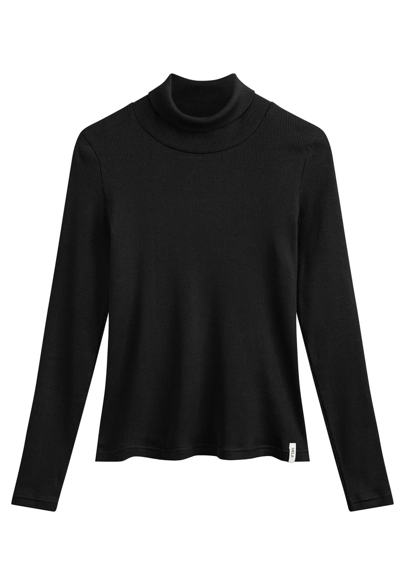 Ripp Rollkragen Langarmshirt Style MUNLI
