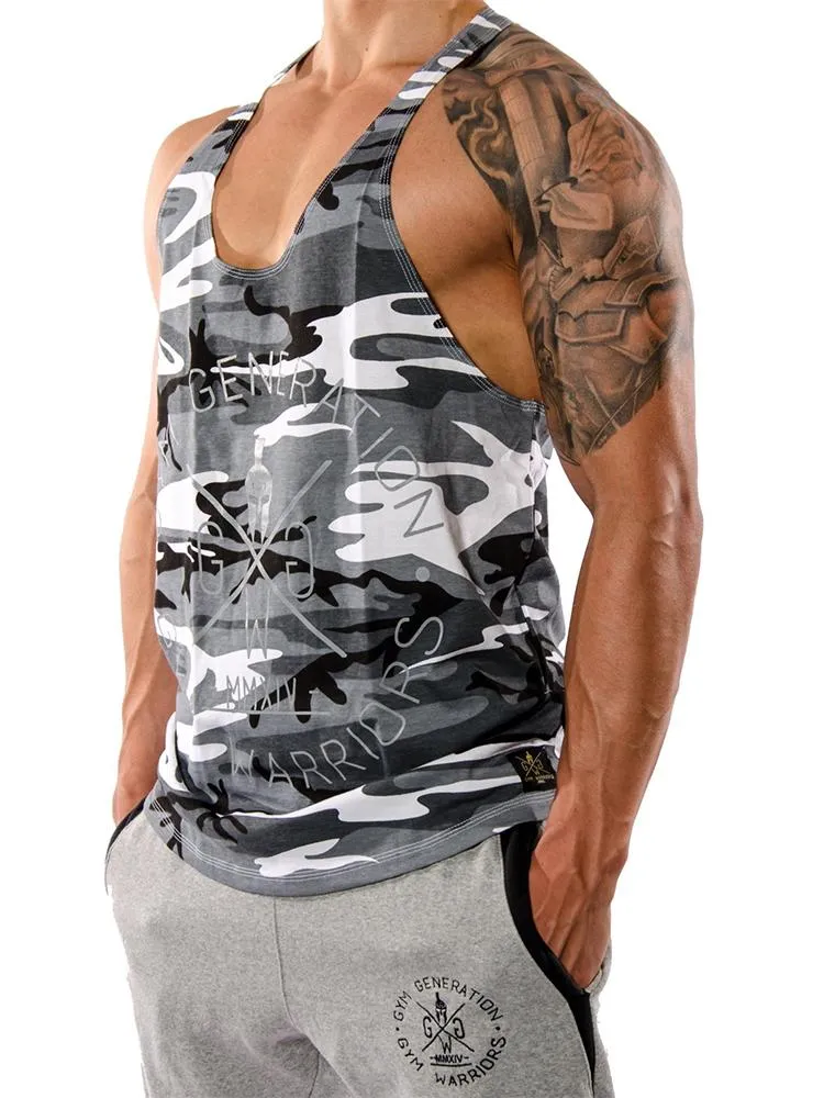 Stringer Tank Top 'Legacy' - Urban Camo