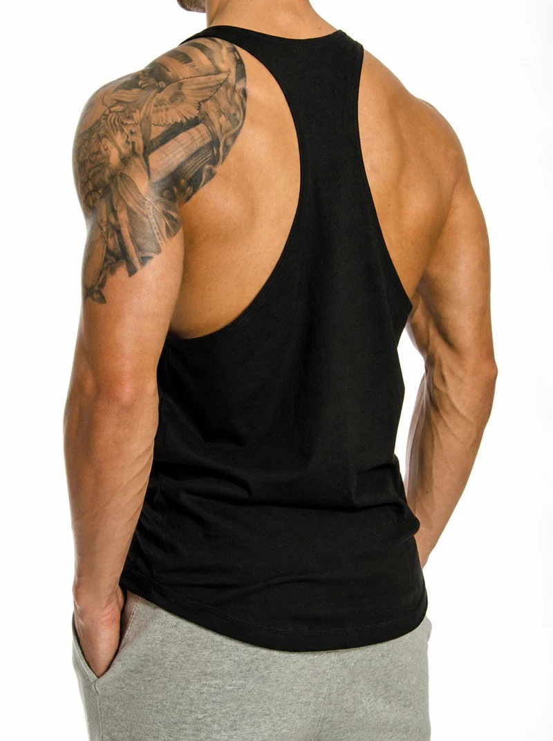 Stringer Tank Top 'Alexander the Great' - Schwarz