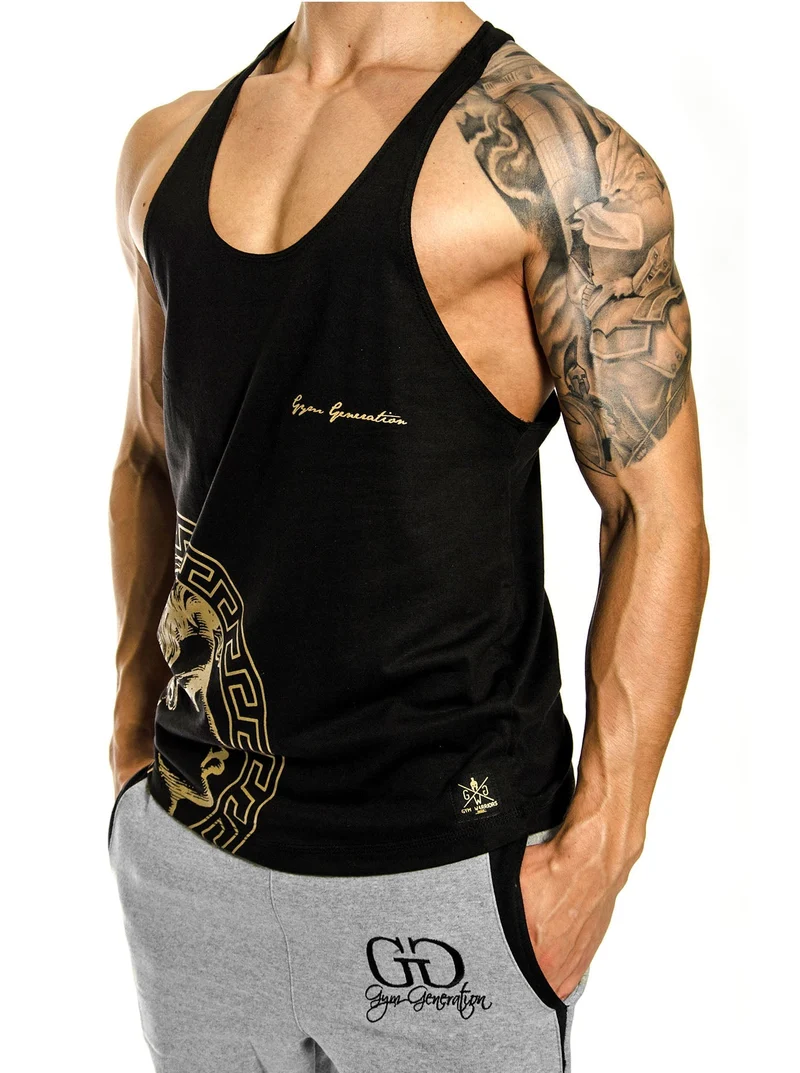Stringer Tank Top 'Alexander the Great' - Schwarz