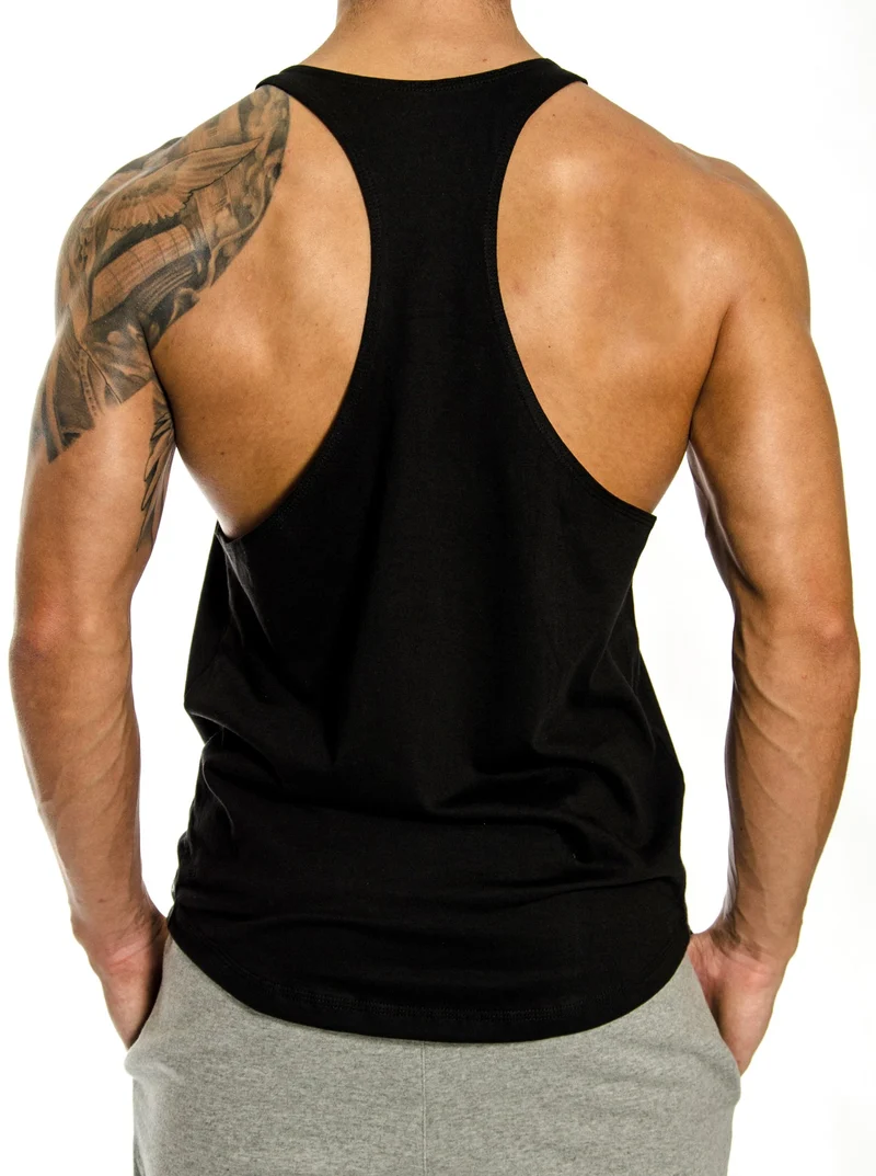 Stringer Tank Top 'Alexander the Great' - Schwarz