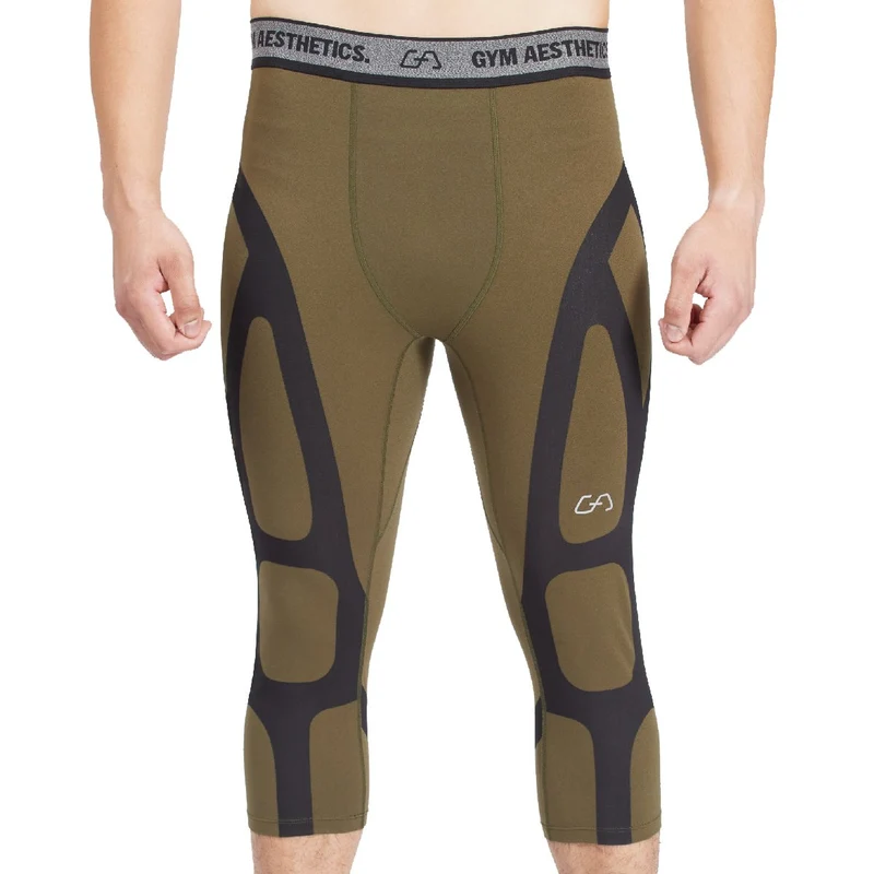 Compression Warrior Cropped Leggings for Men