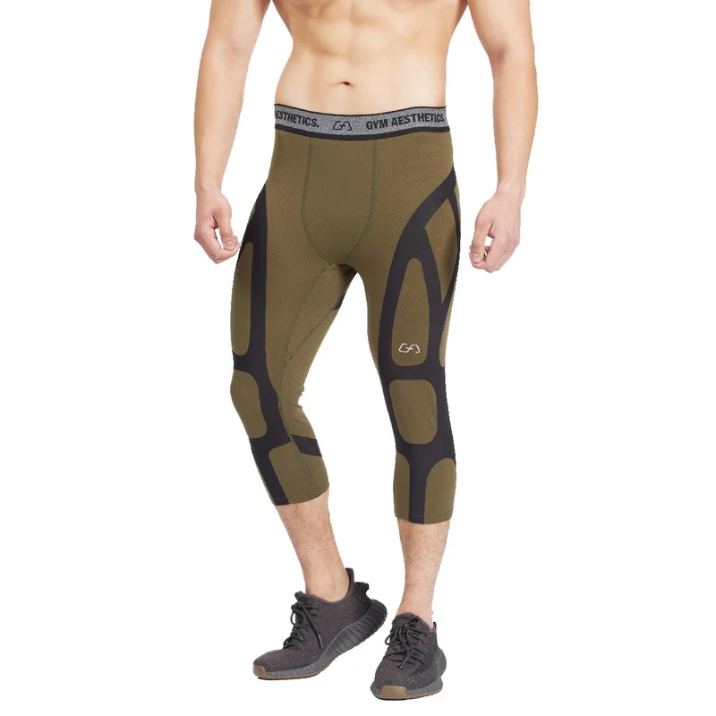 Compression Warrior Cropped Leggings for Men
