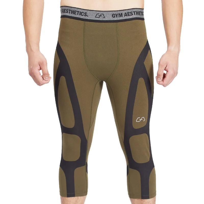 Compression Warrior Cropped Leggings for Men