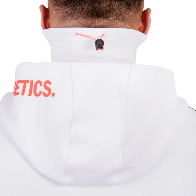 Protection Detachable Mask 1/2 Zip Mock Hoodies for Men