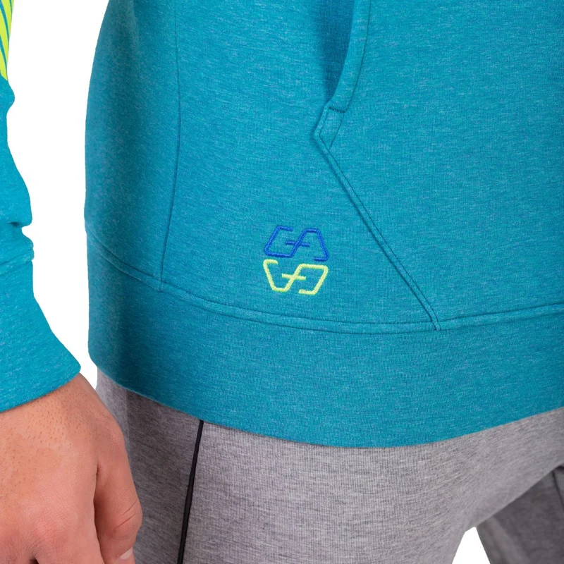 Protection Detachable Mask 1/2 Zip Mock Hoodies for Men