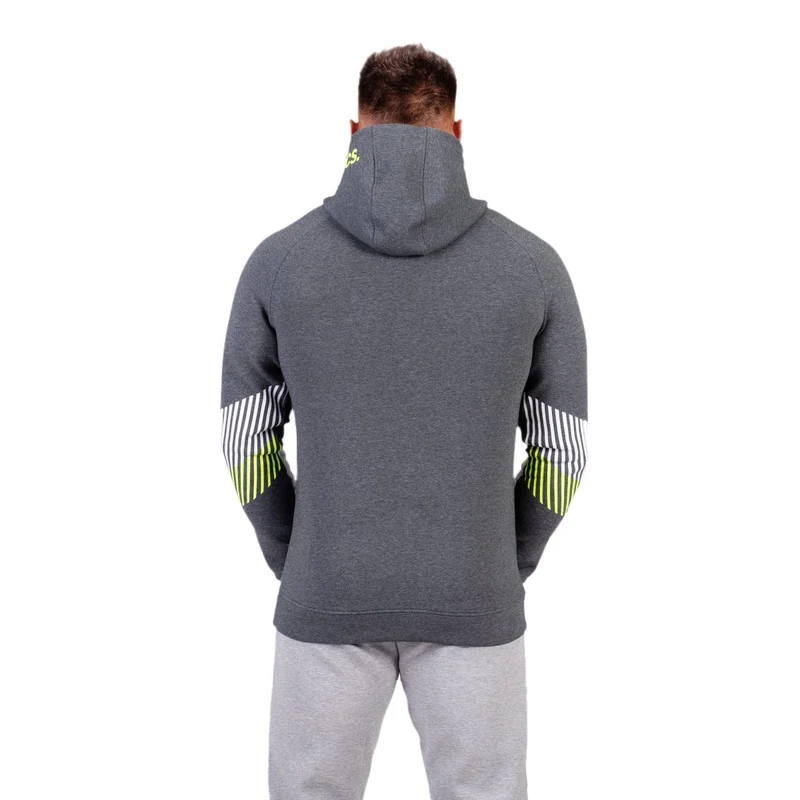 Protection Detachable Mask 1/2 Zip Mock Hoodies for Men