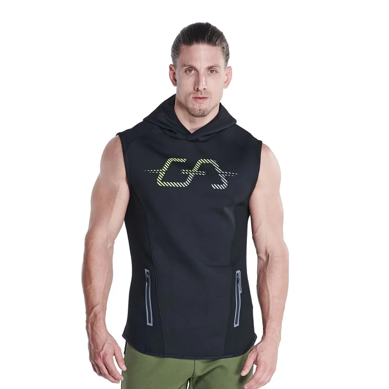OutRun Sleeveless Hoodie Vest for Men