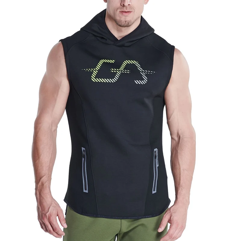 OutRun Sleeveless Hoodie Vest for Men