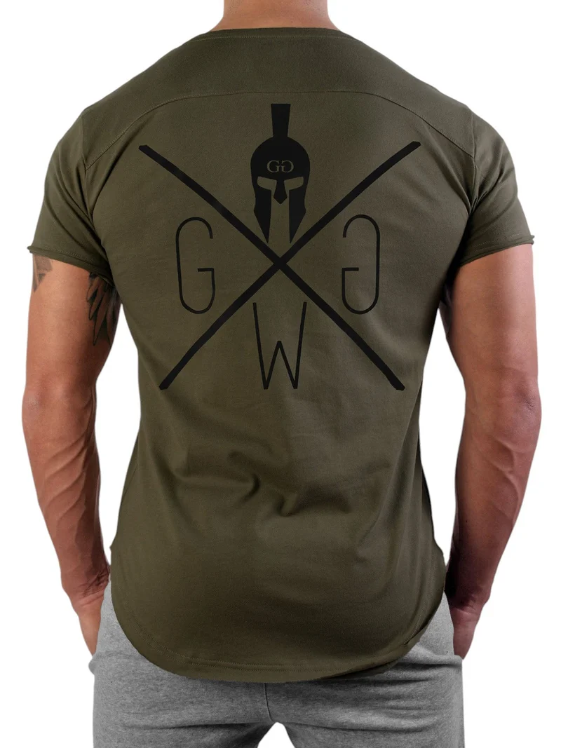 Gym T-Shirt 'Warrior' - Olive