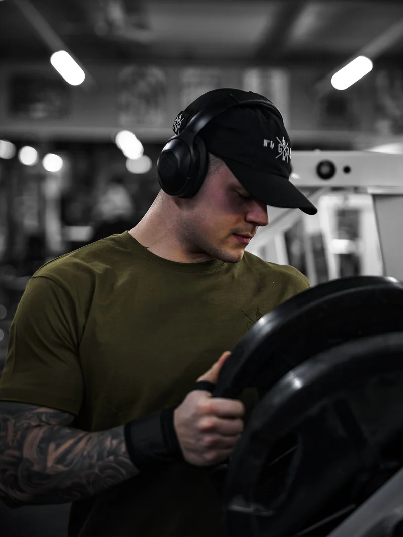Gym T-Shirt 'Warrior' - Olive
