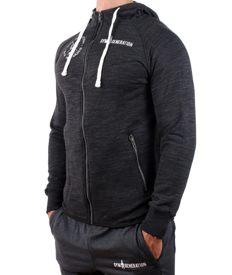 Sport Kapuzenpullover 'Athlete' - Dunkelgrau