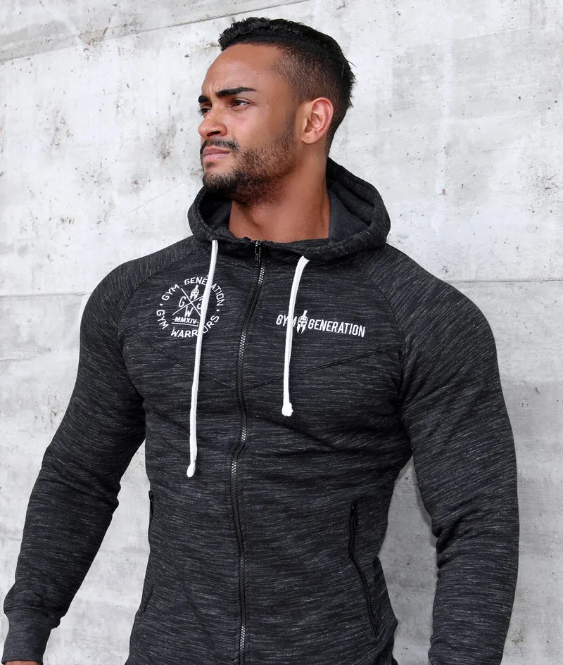 Sport Kapuzenpullover 'Athlete' - Dunkelgrau