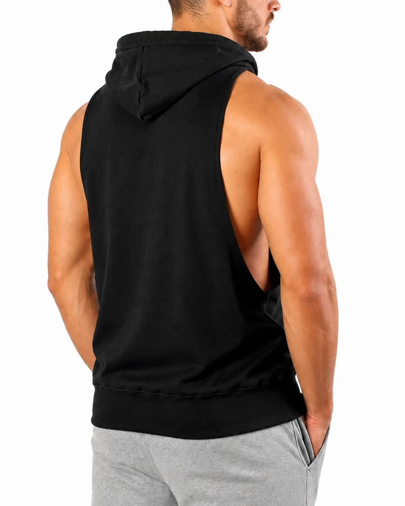 Kapuzen Tank Top 'Fight Club' - Schwarz