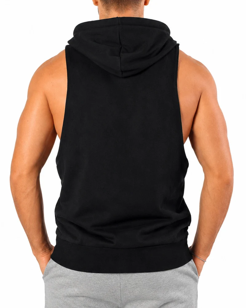 Kapuzen Tank Top 'Fight Club' - Schwarz