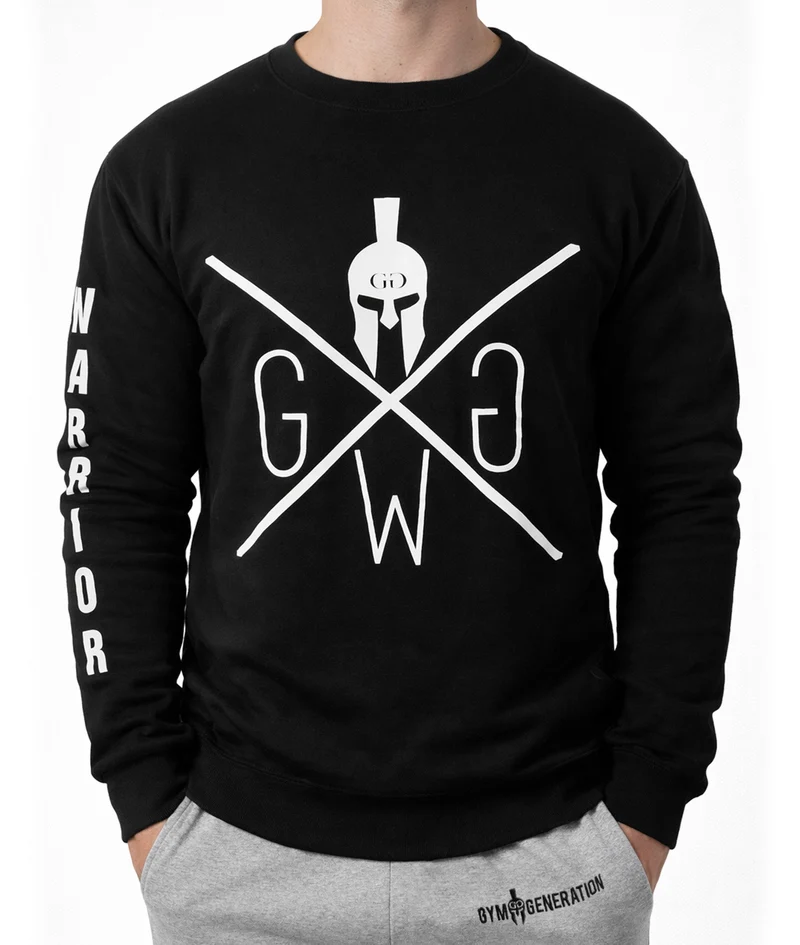 Gym Sweatshirt 'Warrior' - Schwarz
