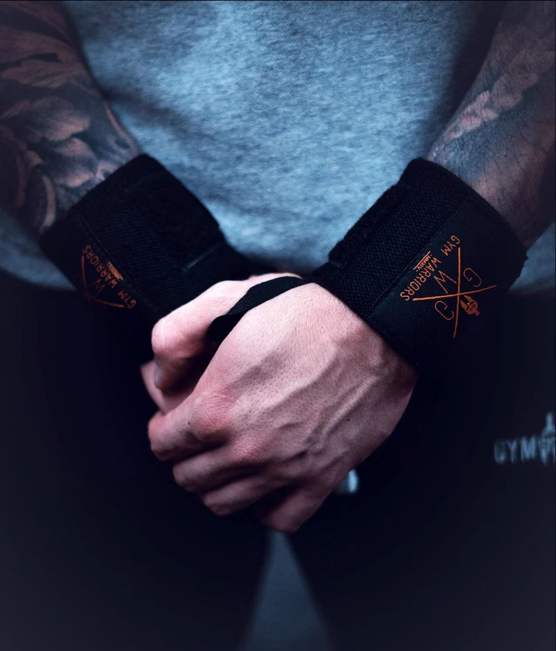 Fitness Handgelenkbandagen Gold - Gym Warriors