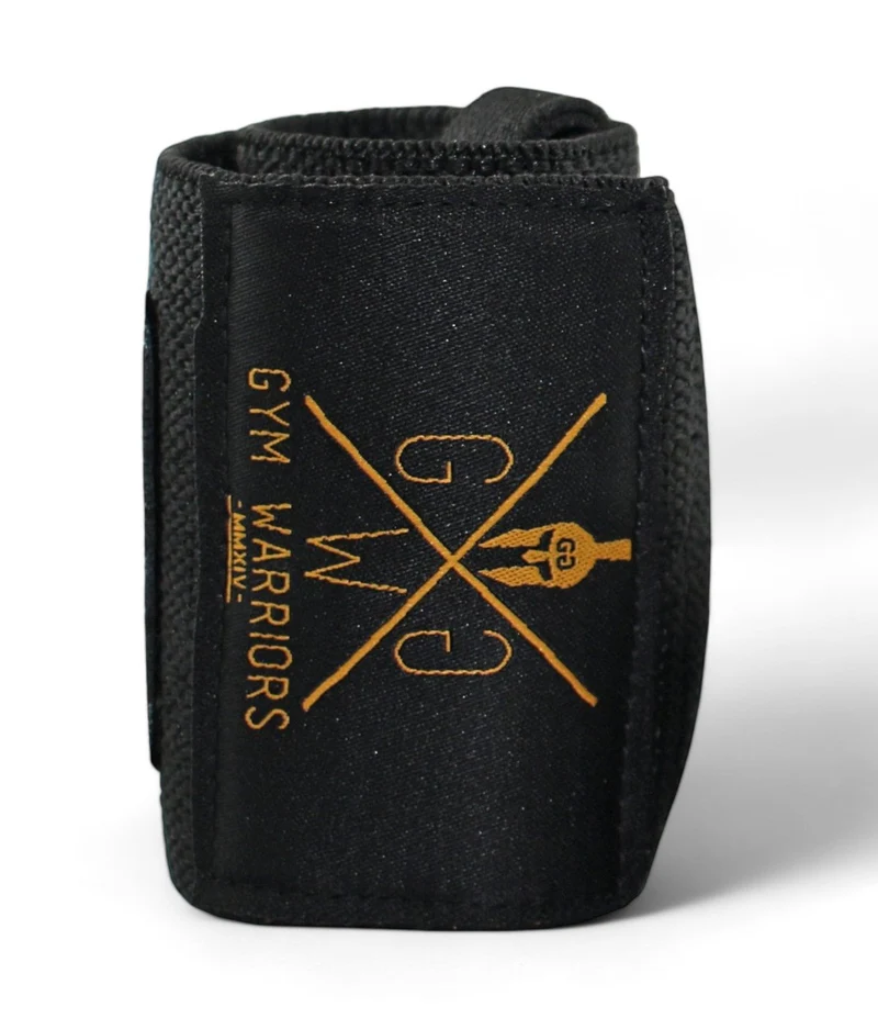 Fitness Handgelenkbandagen Gold - Gym Warriors