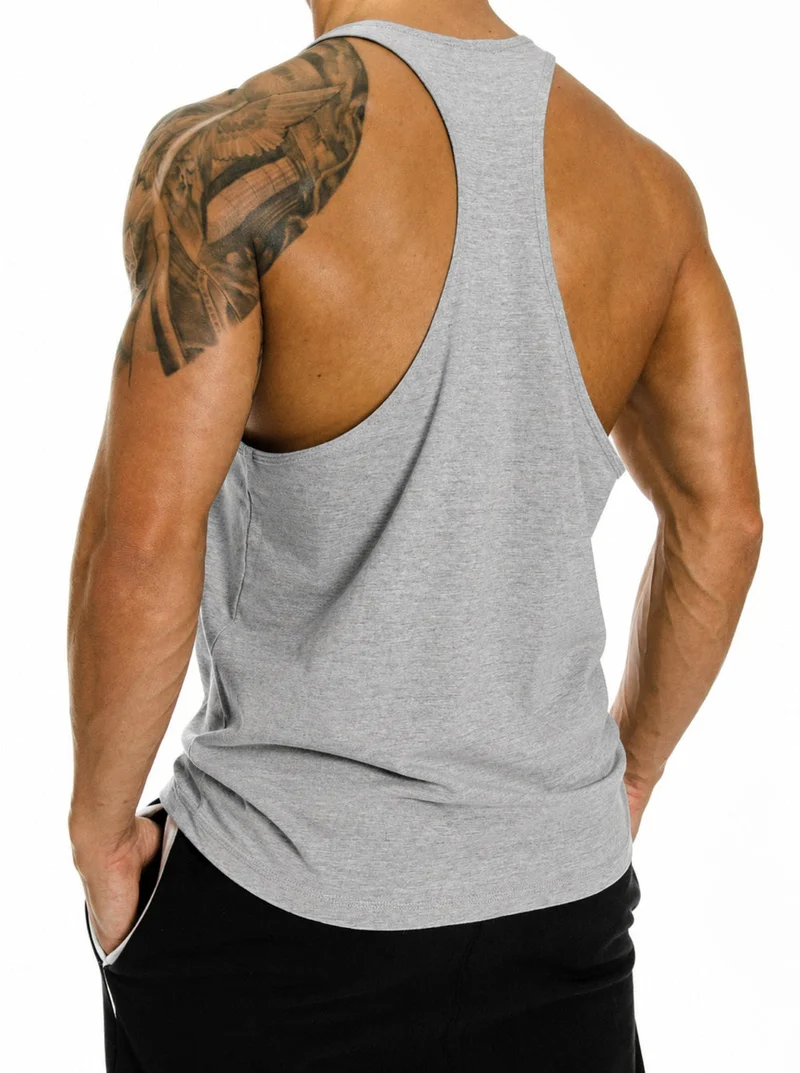 Stringer Tank Top 'Invincible' - Grau