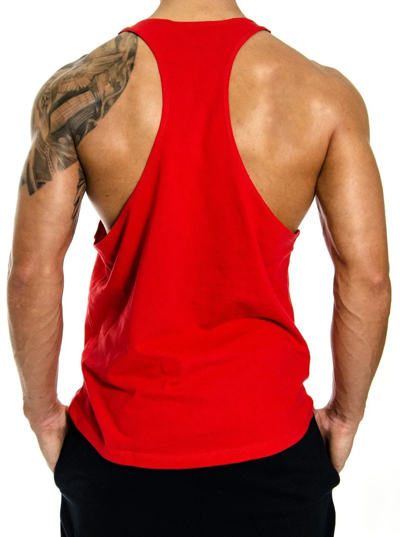 Stringer Tank Top 'Gym Warriors' - Rot