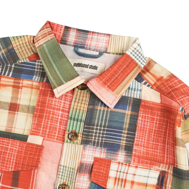 Metalwood Madras Patch Explorer Shirt